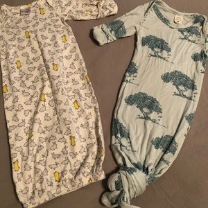 Newborn organic gown bundle